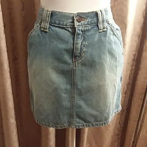 Old navy demin carpenter skirt